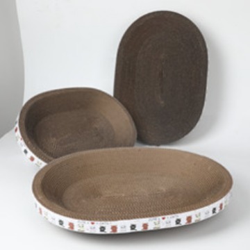 Cat scratch board, cat bed, claw sharpener, cat claw board, corrugated paper, cat supplies, cat bowl, bowl-shaped cat toy