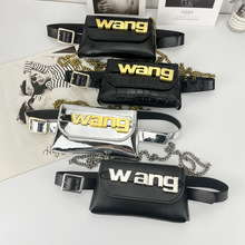 欧美时尚WANG大王两用小包包ins风潮字母单肩斜跨包装饰百搭腰包