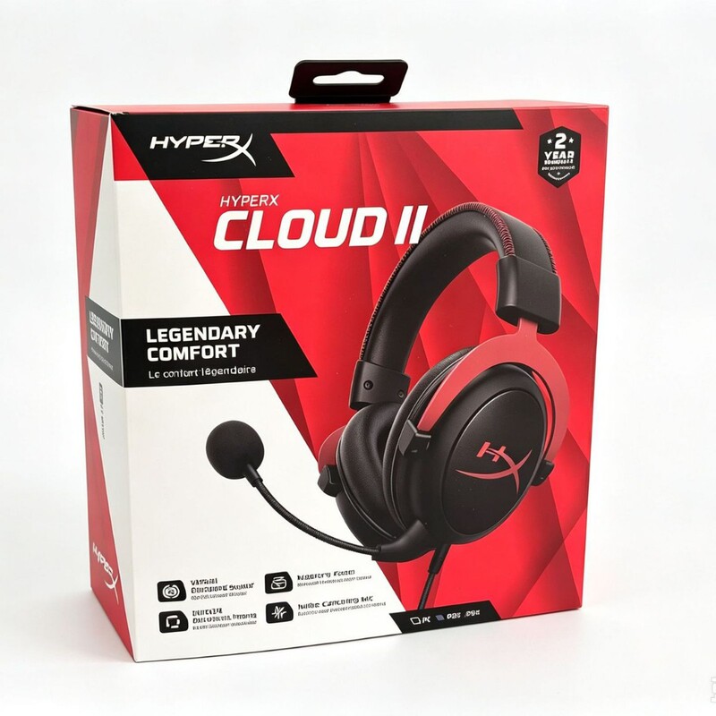Extremely Rare HyperX Headset Hurricane 2 Gaming 7.1 Sound Card Noise-Cancelling E-Sports Headphones Wired Earcups Cross-Border