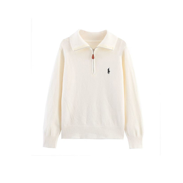 Demi-season sweater with zipper