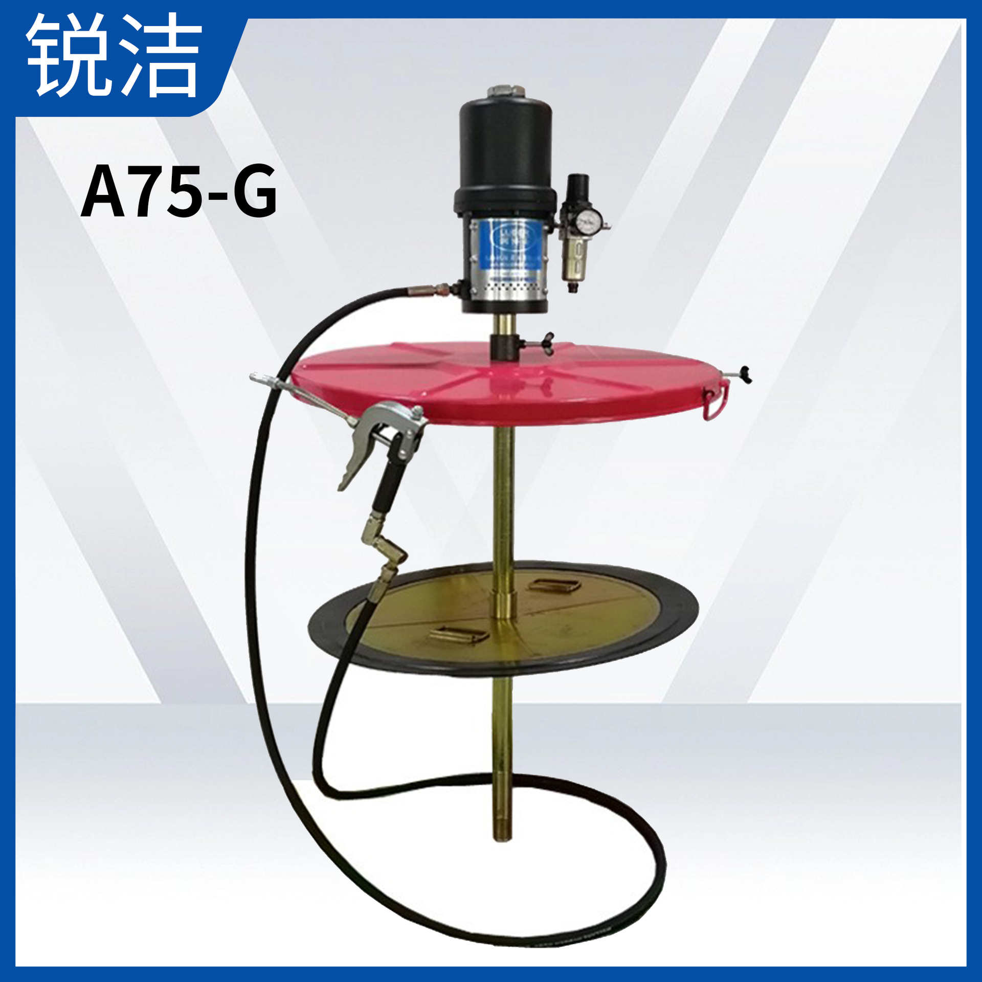 锐洁工业气动润滑脂泵200L 高压黄油脂加注 可按需制造柱塞
