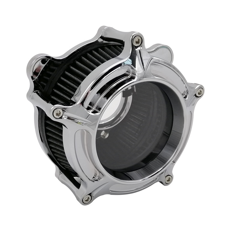 Harley Air Filter Full Car Modification Accessories CNC Aluminum 883 Soft Tail Dana Travel Transparent Air Filter
