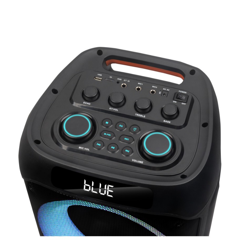 Un par de 10 pulgadas con micrófono inalámbrico 4500MAH Bluetooth estéreo de baile cuadrado al aire libre estéreo 1020