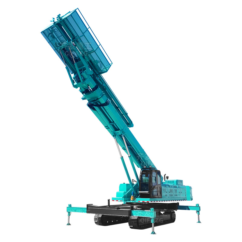 Perforadora de elevación y protección de pendientes de 20 metros de altura, soporte de orugas, cable de anclaje, máquina de perforación de anclaje, máquina de perforación de túnel directo de fábrica