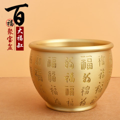 Factory Direct Selling Pure Copper Baofu Vase Craftsmanship Creative Home Office Copper Ornament Wealth Pot Study Decor