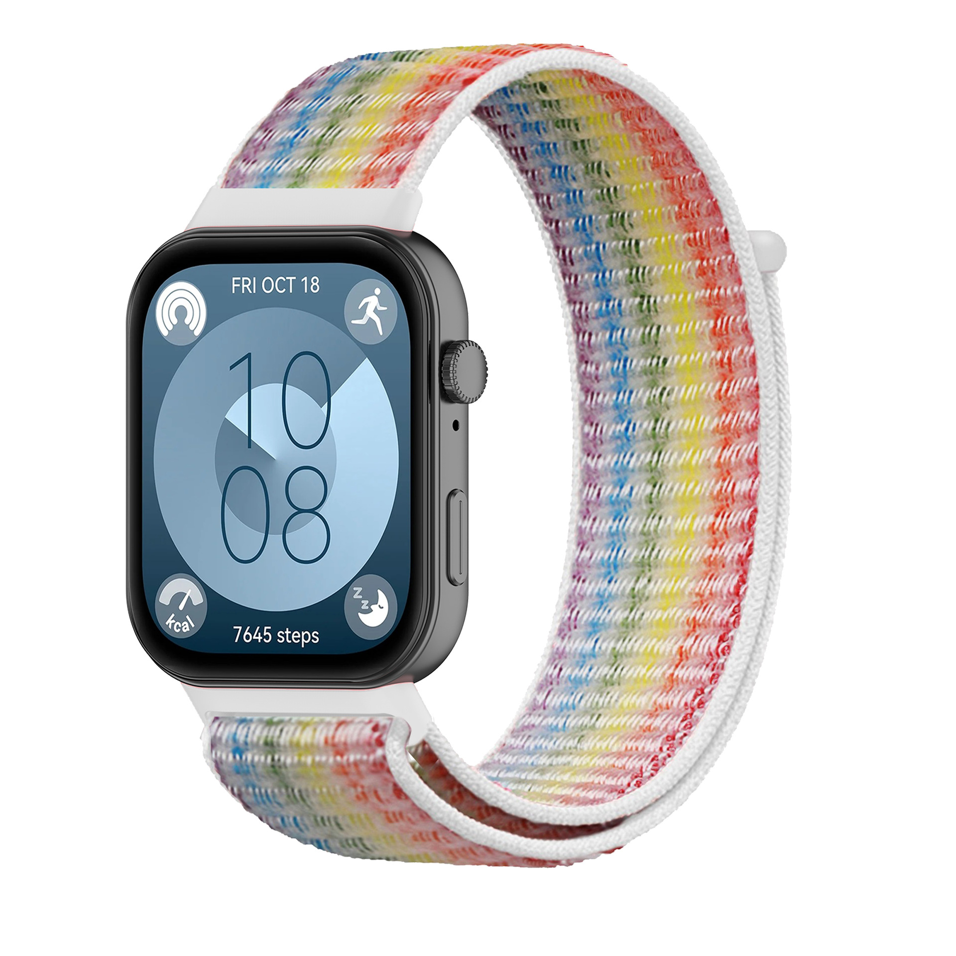 Compatible with Huawei watch Fit 3/4 band Velcro nylon loop band and Huawei Fit4 Pro band undefined