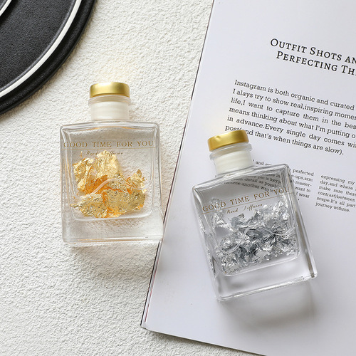 New home furnishings fireless rattan aromatherapy essential oil gold foil silver foil living room bathroom deodorizing air freshener