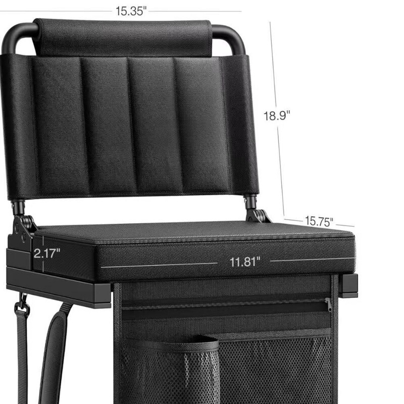Best-Selling Cross-Border Multi-Position Adjustable Heating High-Quality Outdoor Concert Stadium Open-Air Camping Folding Chair