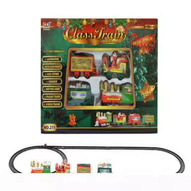 Трансграничный популярный детский Рождественский Электрический Железнодорожный автомобиль, игрушка-симулятор, мини-поезд, Электромобиль, игрушка, Новинка