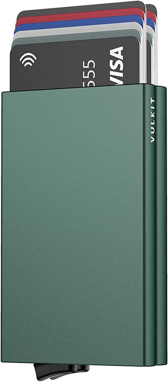 Titular de tarjeta de metal comercio exterior de los hombres RFID antirrobo cepillo europeo y americano Amazon metal aleación de aluminio titular de la tarjeta