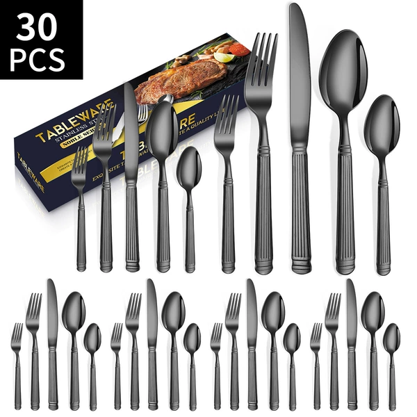 Black set, 30 pieces