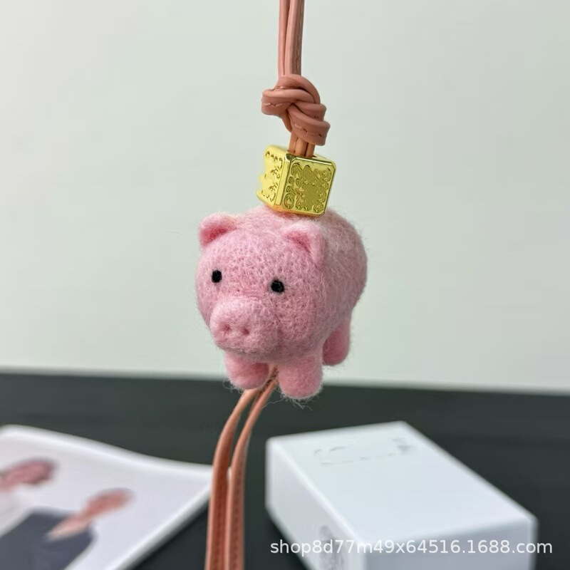 罗家纯手工羊毛毡挂件考拉熊猫大象包包挂件动物系列包挂件现货|undefined