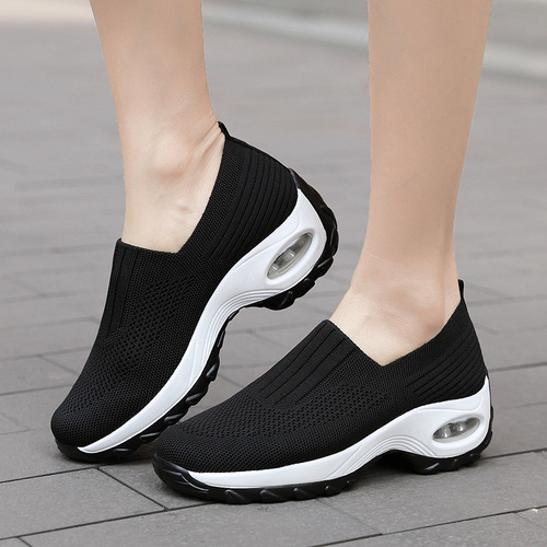  new cross-border large size Feiwei women's shoes spring and summer middle-aged and elderly mothers' shoes square dance shoes air cushion sneakers