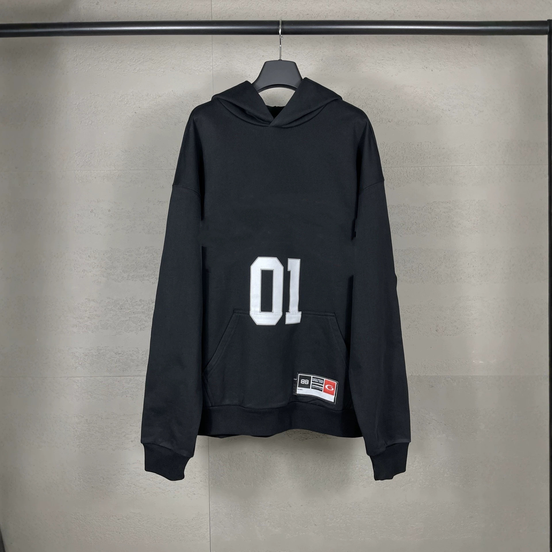 Correct Version High-Quality 2025 New Basketball Jersey Embroidered Print Loose-Fitting Hooded Long-Sleeve Sweatshirt for Men and Women
