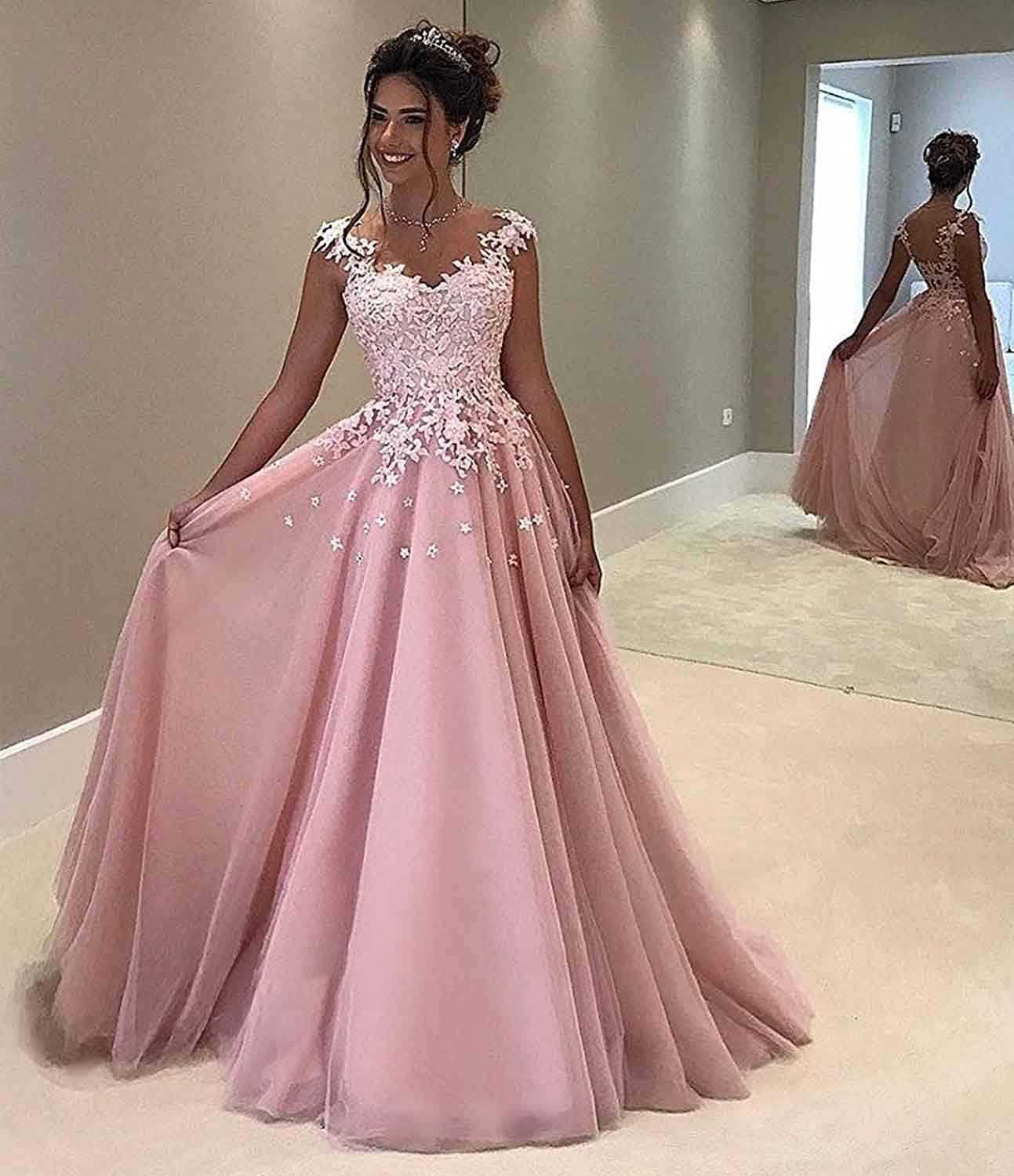 Nuevo vestido de noche con tirantes transfronterizo, gasa de encaje, fiesta de cumpleaños, vestido largo con temperamento, vestido de compromiso nupcial