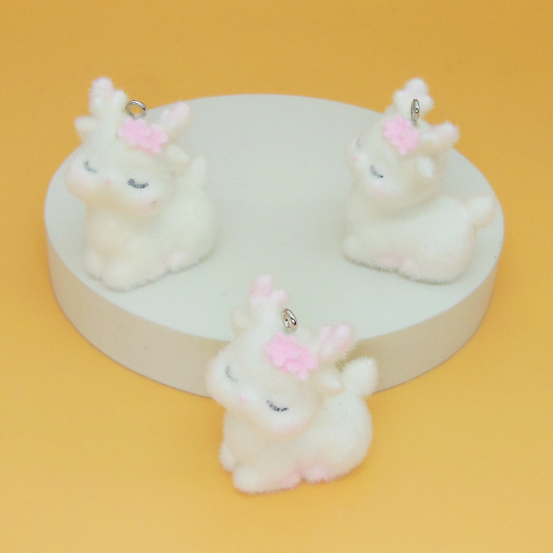 日本と韓国のかわいい植毛小動物ペンダント手作り DIY 携帯電話チェーンバッグペンダント植毛人形ジュエリーアクセサリー|undefined
