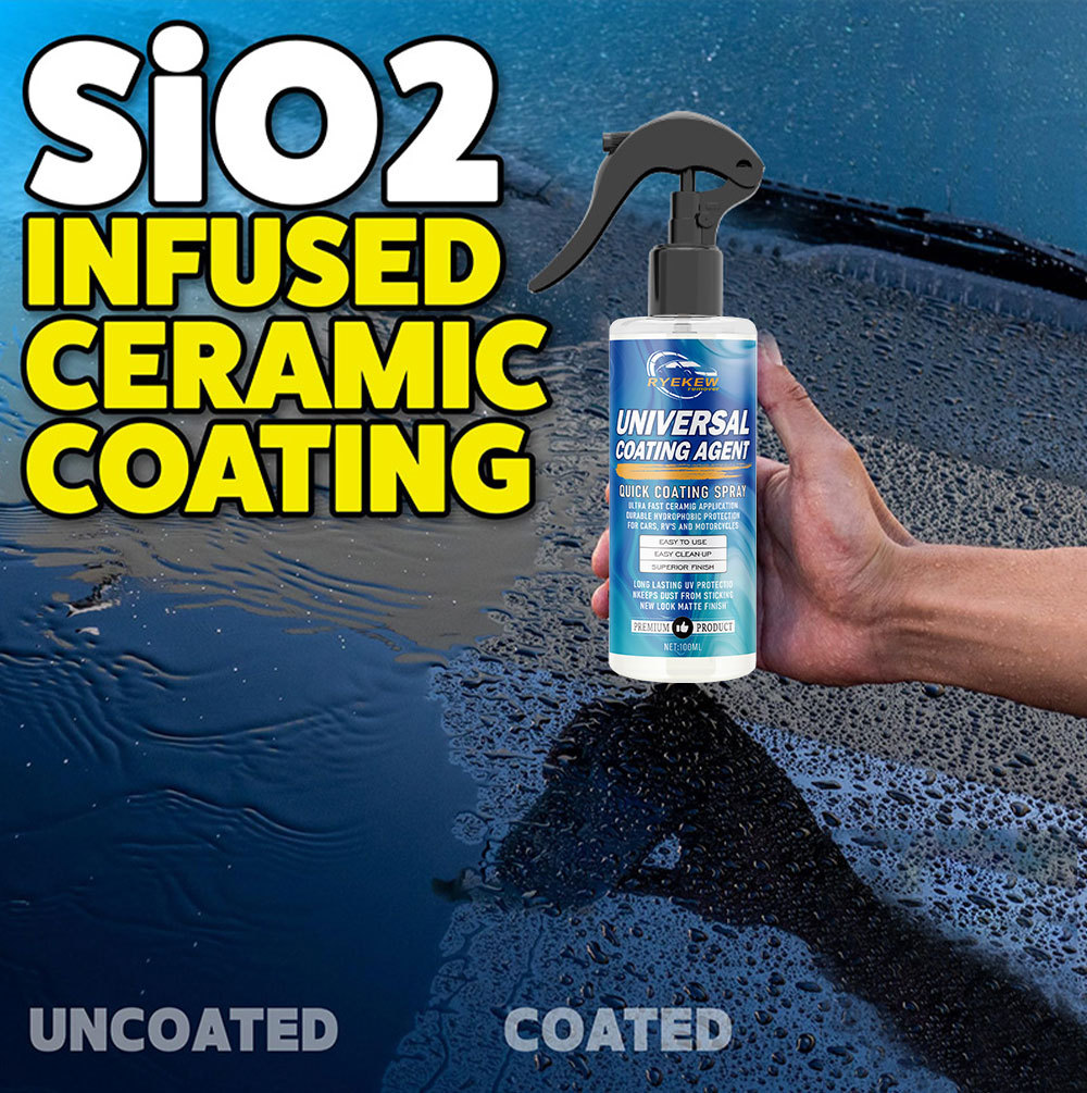 Ryekew Car Coating Agent Car Paint Maintenance Nano Coating Polish Maintenance Liquid Universal Car Coating Spray