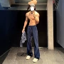 健身夏季男款直筒休闲裤