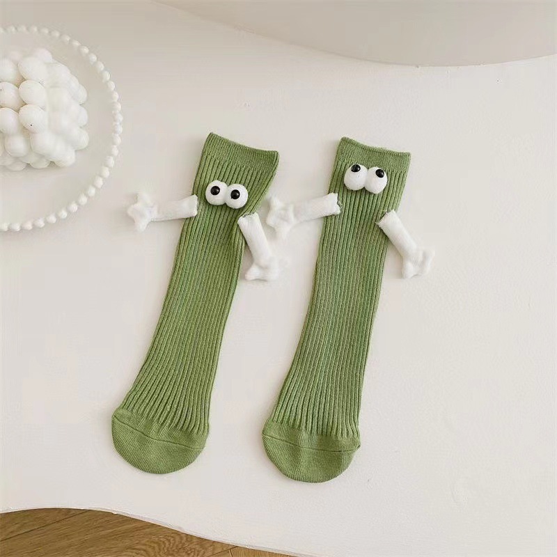 Unisex Lässig Einfarbig Polyester Baumwolle Polyester Crew Socken Ein Paar display picture 6