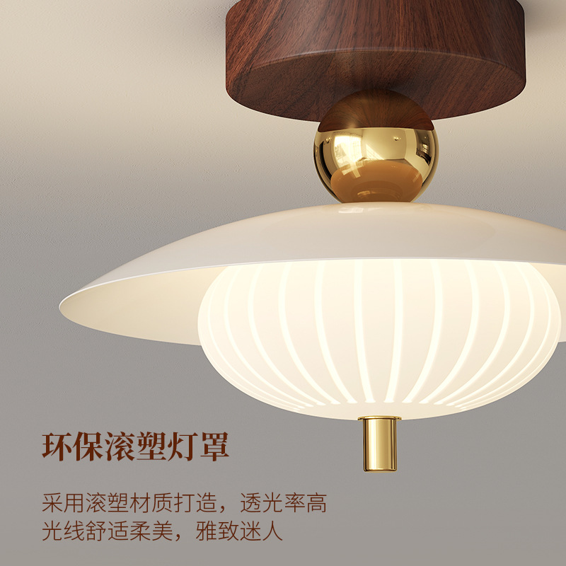 Luces de pasillo, luces de techo de vidrio de estilo antiguo, pasillos, pasillos, pasillos, pasillos, luces de dormitorio, candelabros, luces decorativas de estilo crema francés