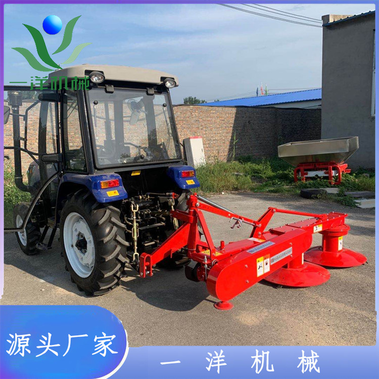 后置双圆盘割草机 免搂型牧草收割机 9GX-165型苜蓿收获机