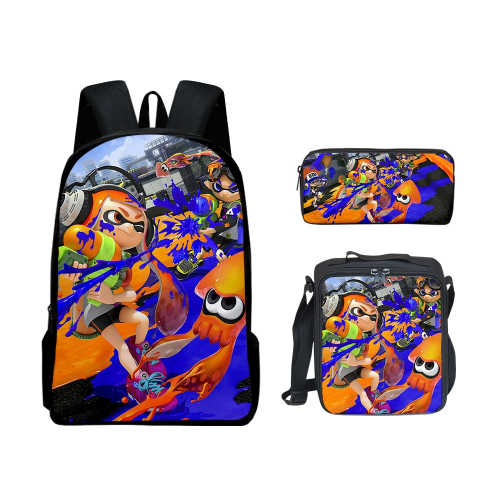 (Cross-border trading), set, backpack, children's school bag, pencil case, 2023, new collection, 3 piece set