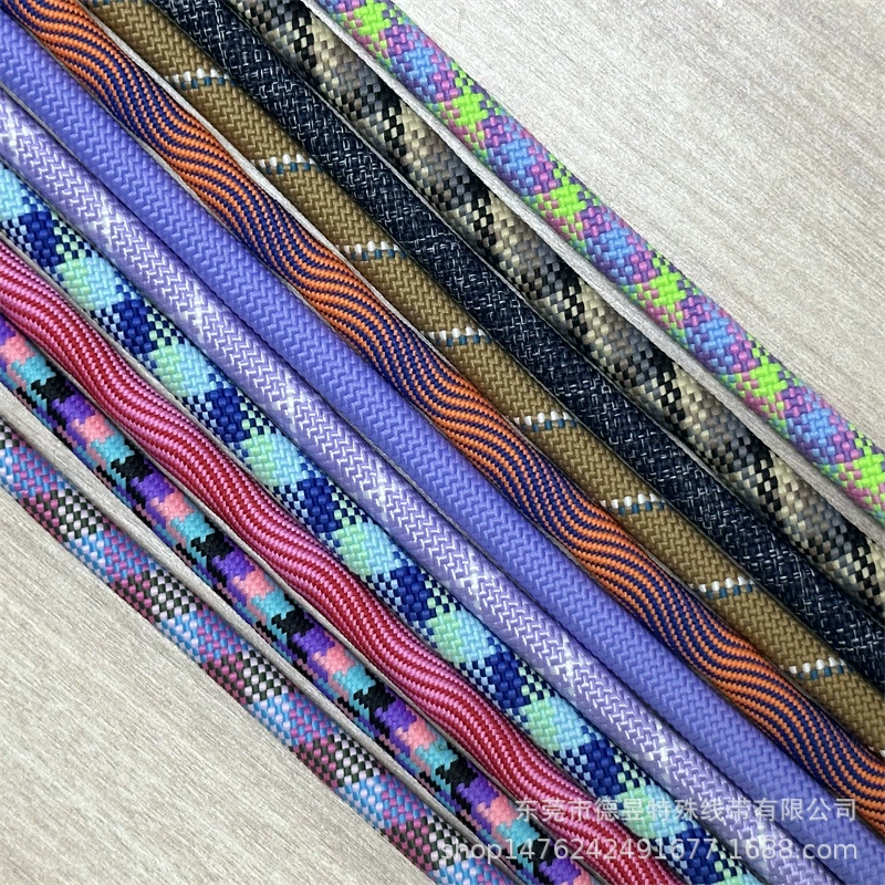 Wavy bag strap, camera, mobile phone, (Physicals), polyester, 6/8/10mm