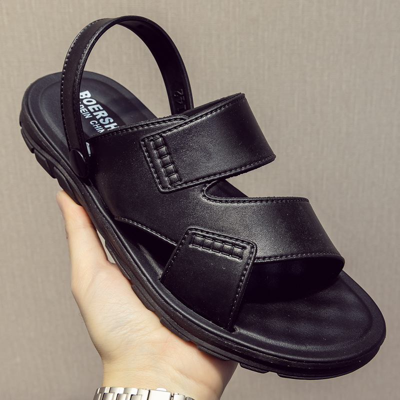 Men's Casual Beach Sandals With Thick Sole And Non-slip Design_voghion.com