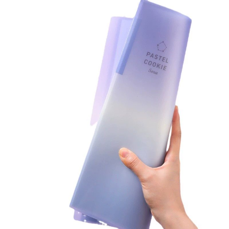 KOKUYO Light Color Cookie Clear Sky информационная тетрадь с прозрачными вкладышами A4, прозрачная многосторонняя папка для тестовых материалов, большой объём