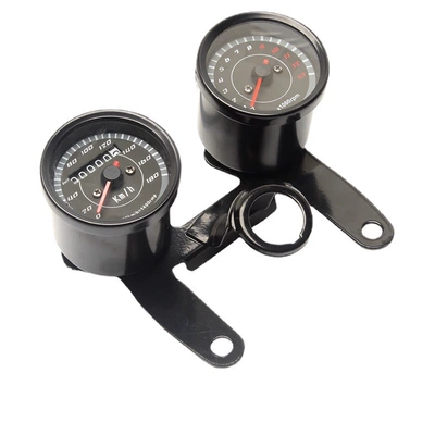 Modified motorcycle instrument bracket retro Prince assembly tachometer pointer code meter odometer mechanical suit (Motosiklet cihazları)