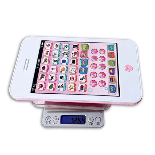 Cross-border Amazon best-selling new children's touch screen large simulated phone English enlightenment early education machine learning toy
