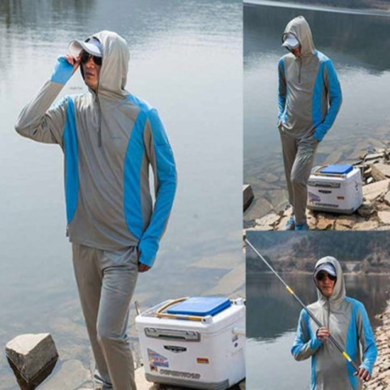 Fishing Suit, Fishing Suit, Complete Set, Quick-Drying Breathable Sun Protection Suit, Fishing Suit, Sun Protection Fishing Suit