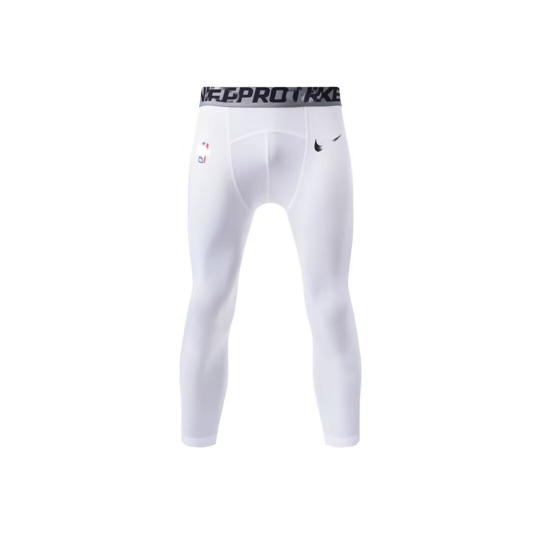 Nba112 cropped pants white / M