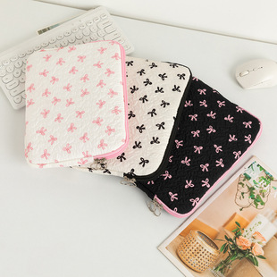 New Bow iPad Liner Bag Large Capacity Laptop Bag Clutch Bag Tablet Apple Notebook Bag