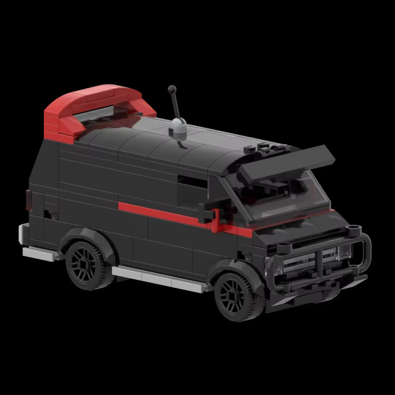 MOC A-Team車両特捜隊自動車玩具模型警察部門建築セット玩具プレゼント|undefined