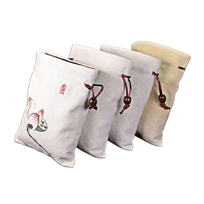 11*15束口手串盤玩收納袋加厚文玩袋子彩色印刷印字繡花刺繡logo