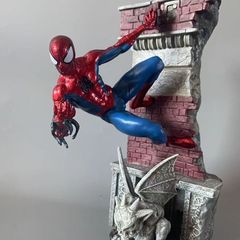 マーベル ヒーローズ エクスプレス フィギュア DXG スパイダーマン モデル GK スパイダーマン像アベンジャーズ装飾品ギフト