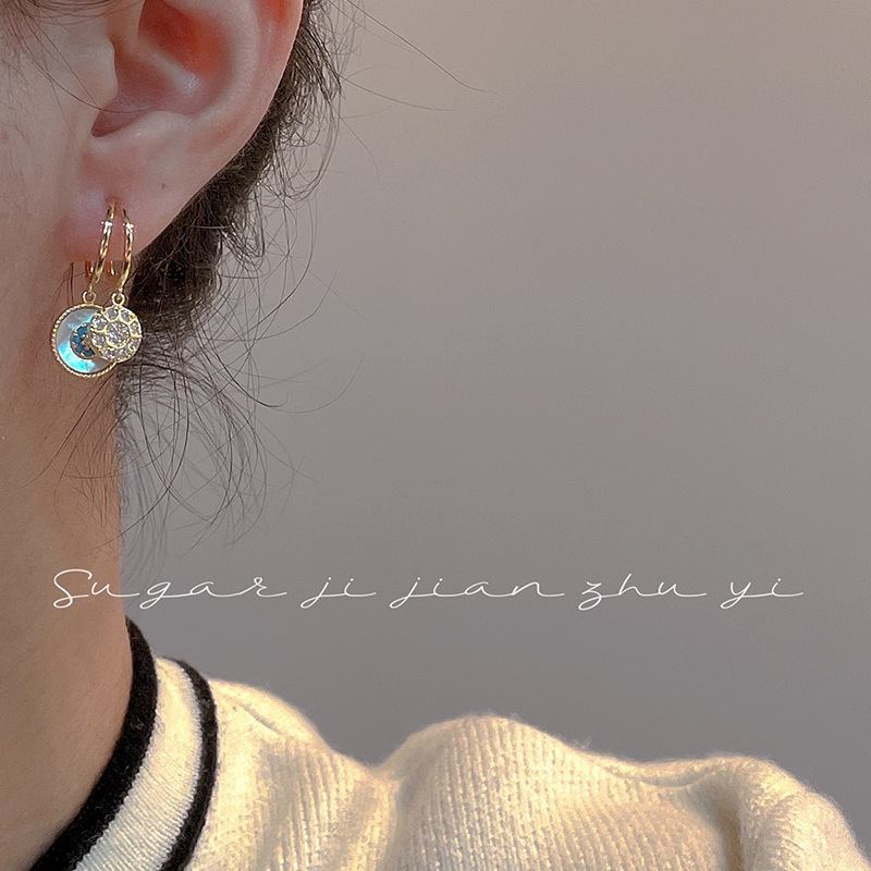 1 Pair Quantity Street Occasion Alloy Material 1 Pair Fashion Geometric Alloy Plating Inlay Artificial Gemstones Women's Earrings