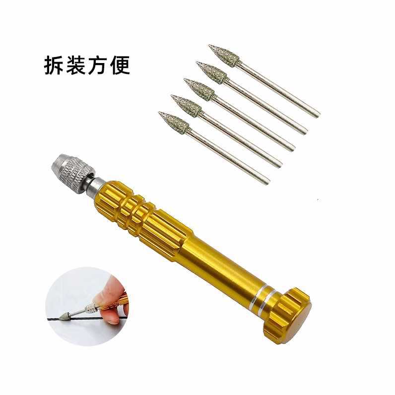 5IJO美缝加长款笔杆黑边清缝器 地砖墙砖美缝施工工具 美缝去除黑