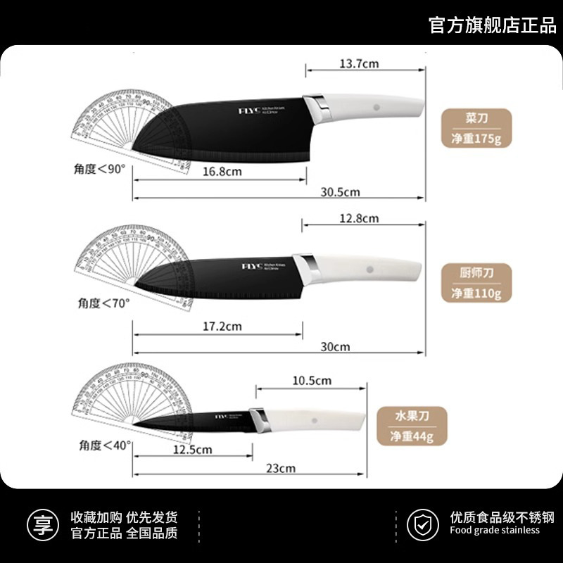 Kit de cuchillos de cocina de acero inoxidable, cuchillos de cocina al por mayor, nuevos cuchillos transfronterizos, agencia de distribución