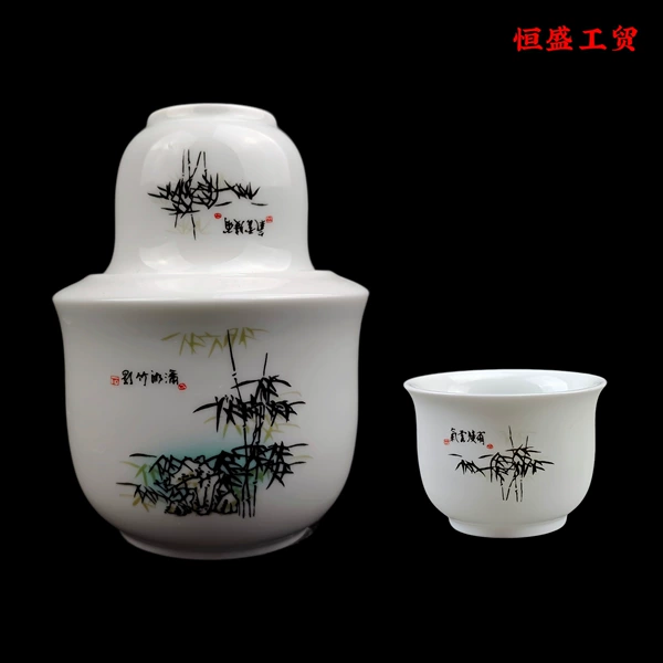 [温酒酒具-竹影（三两）+1杯]