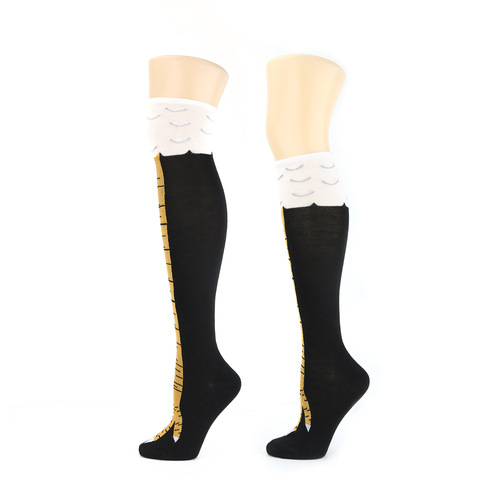 Funny Chicken Claw Socks, Chicken Foot Socks, Clever Slimming Home Fitness Instagram Trendy Knee-High Socks