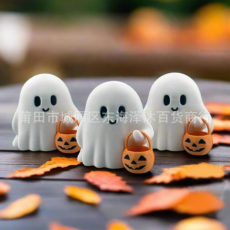 ハロウィンゴーストクリエイティブ 3D プリント装飾品面白い小さなゴーストの形のギフトクロスボーダー新製品デスクトップ装飾品|undefined