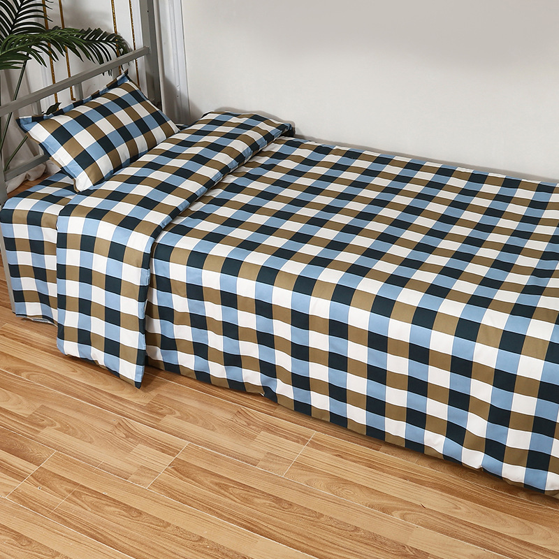 파란색과 흰색 커피 그리드