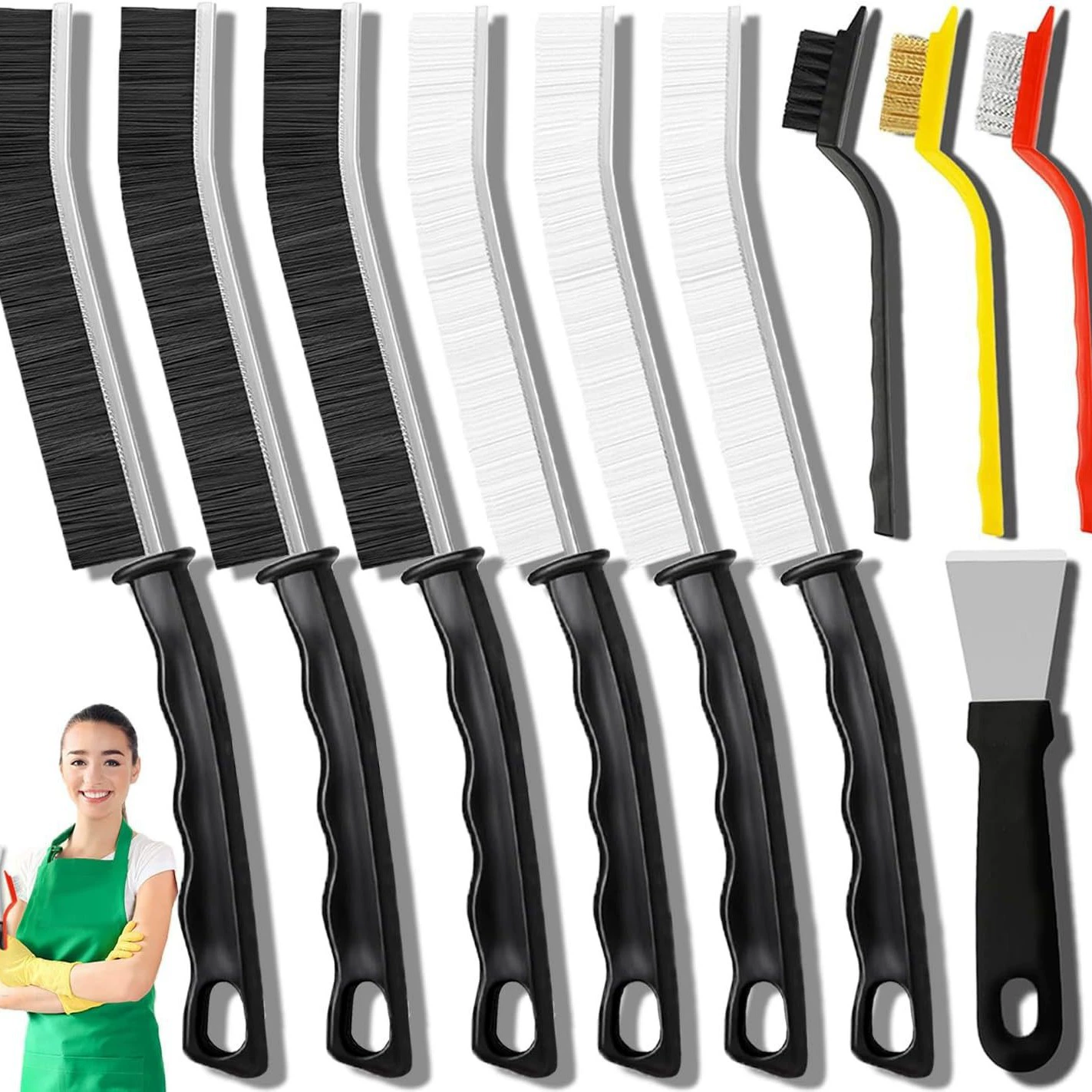 10 комплектов щеток для щелей через границу