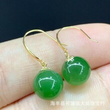 ��Ȼ�������18K��׹DIY��Ƹɾ��޺ڵ�ɫ�����̽������׹8mԲ��