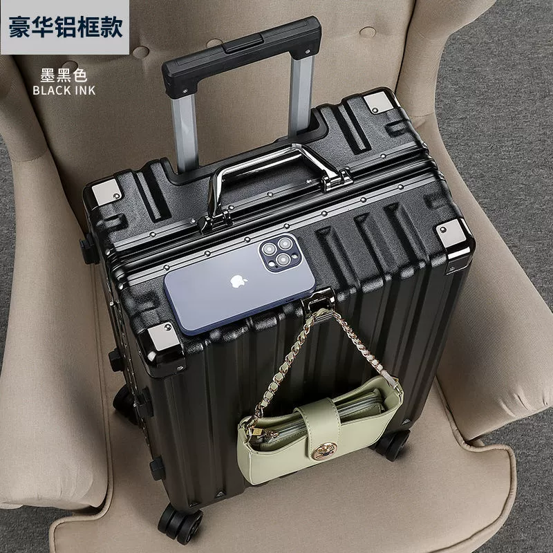 Durable capacious suitcase for men and women