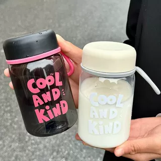 高颜值情侣水杯防烫ins风便携简约学生女生耐高温耐摔杯子塑料杯