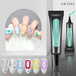Waterproof Macaron 3D Gel Soft Candy Sculpting Gel Modeling Gel Painting Gel Kneading Gel Nail Polish Gel Nail Art