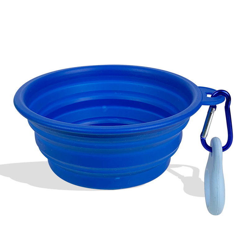 Cat Bowl Pet Bowl venta al por mayor de silicona plegable tazón perro tazón de comida para mascotas portátil perro tazón gato tazón de agua suministros